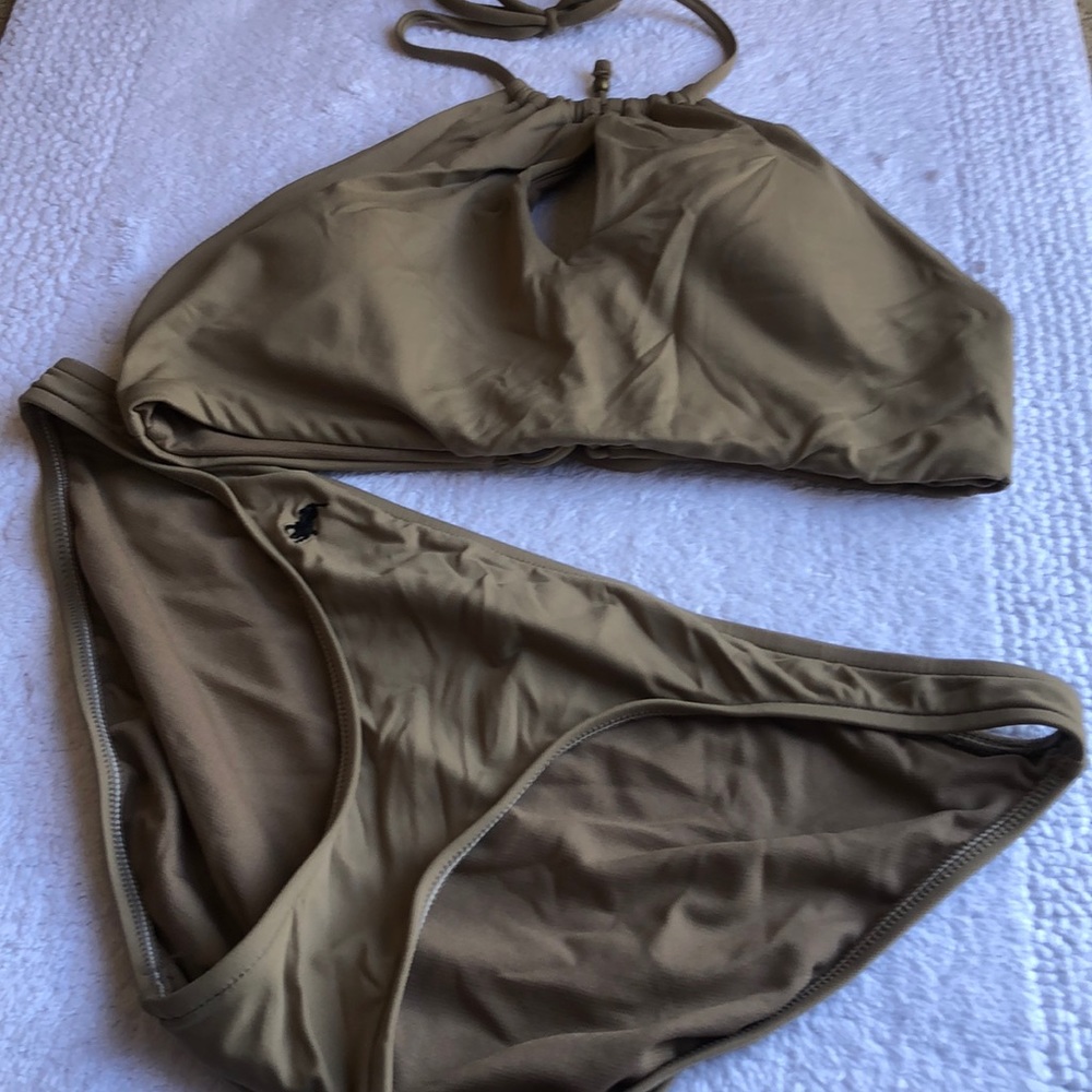 Ralph Lauren POLO Halter Keyhole Bikini